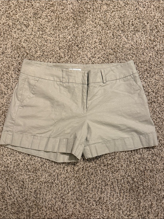 New York & Company Pants - NY & Co Women’s Casual shimmer Light Khaki shorts casual or dressy size 12